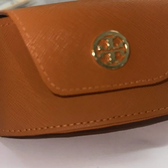 TORY BURCH SUNGLASSES CASE ONLY!! ORANGE WOMENS - Picture 7 of 7